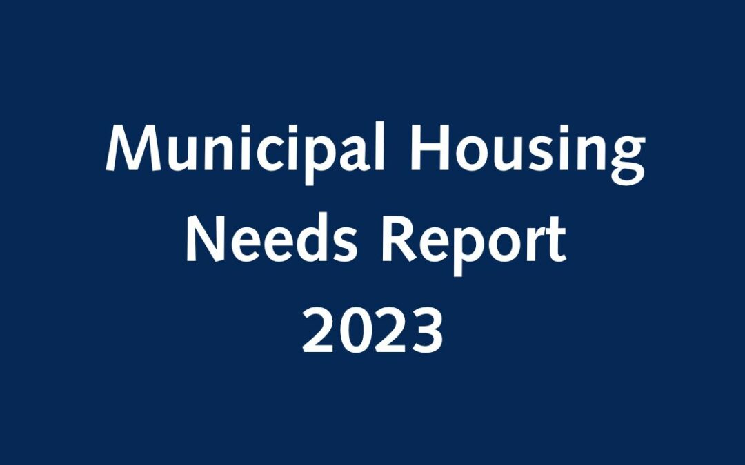 Municipal Housing Needs Report 2023