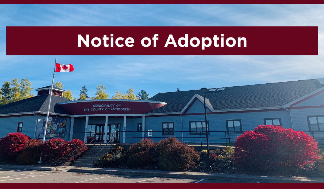 Notice of Adoption